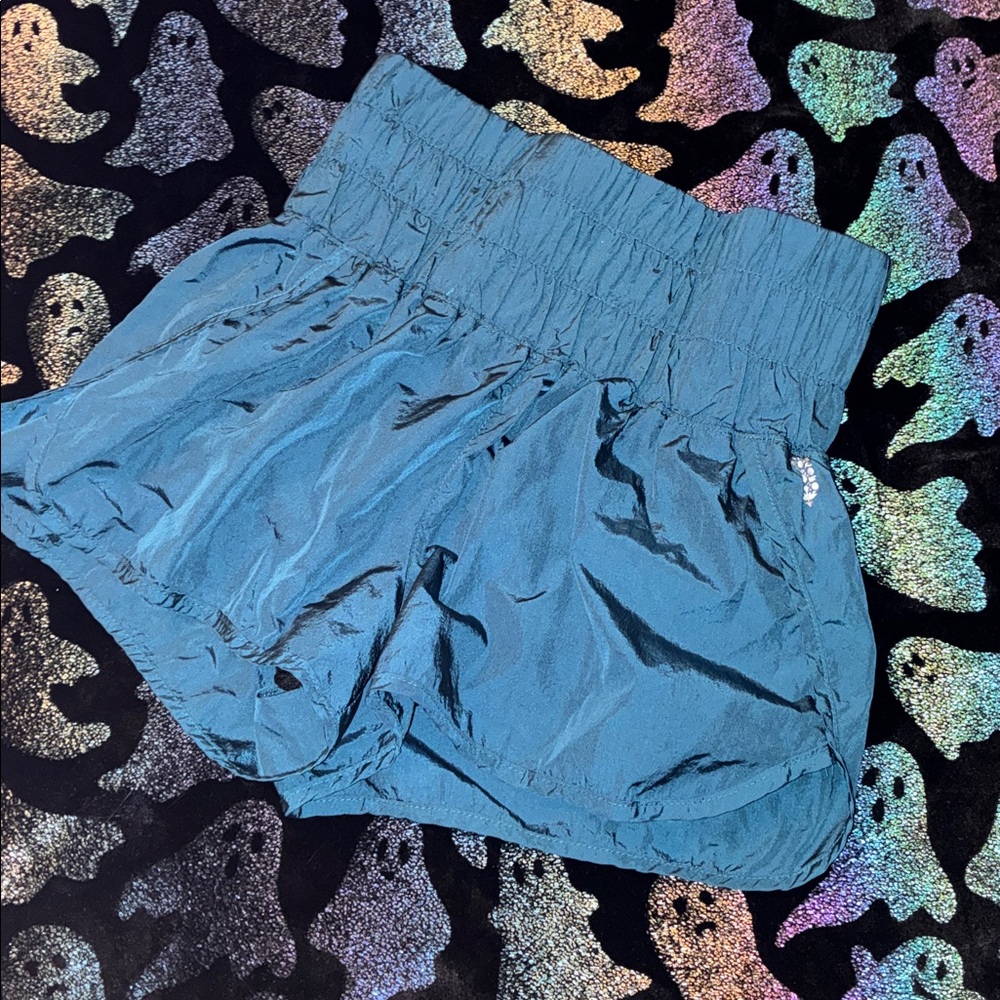 Teal Free People The Way Shorts